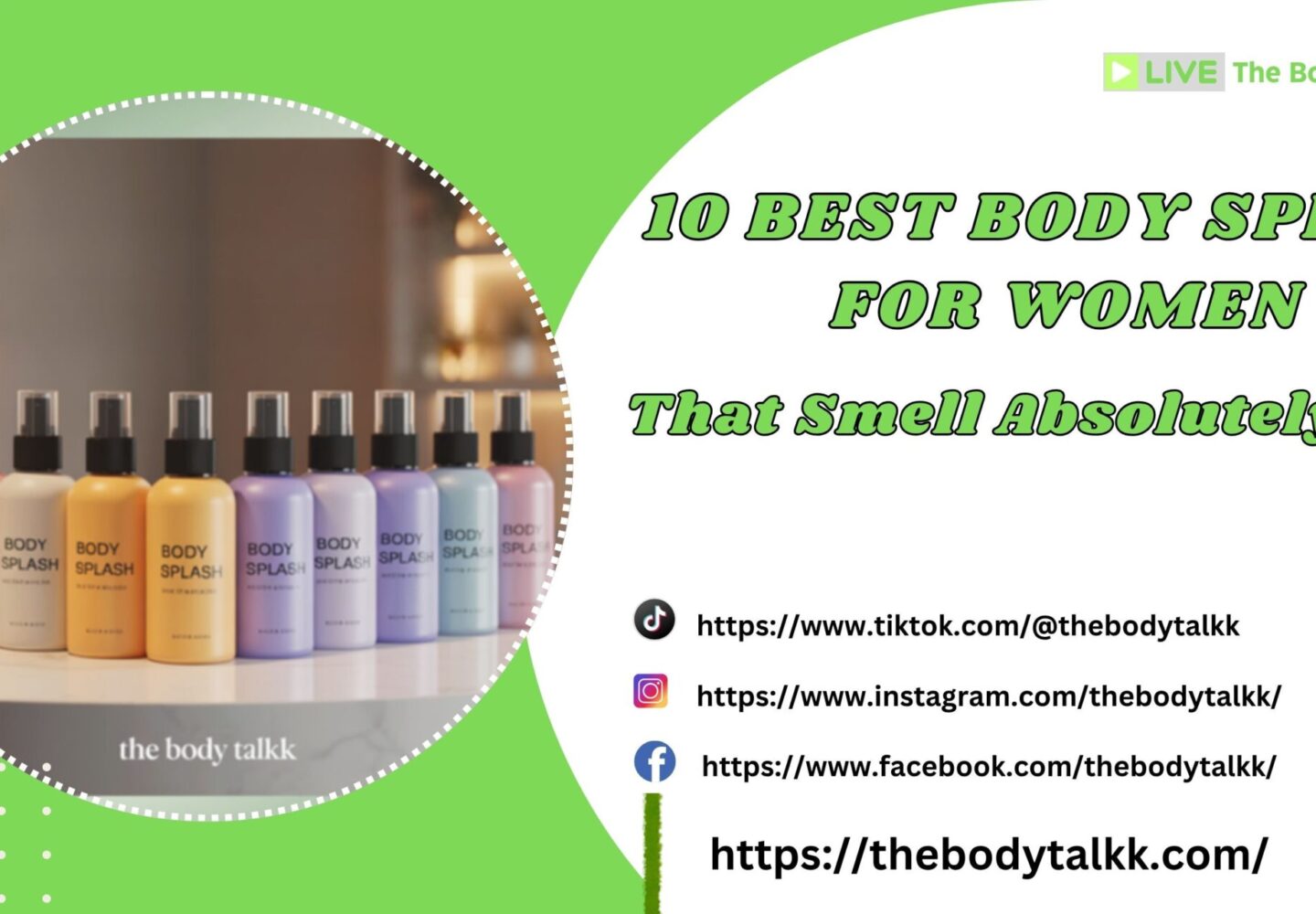10 Best Body Splash for Women That Smell Absolutely Divine
