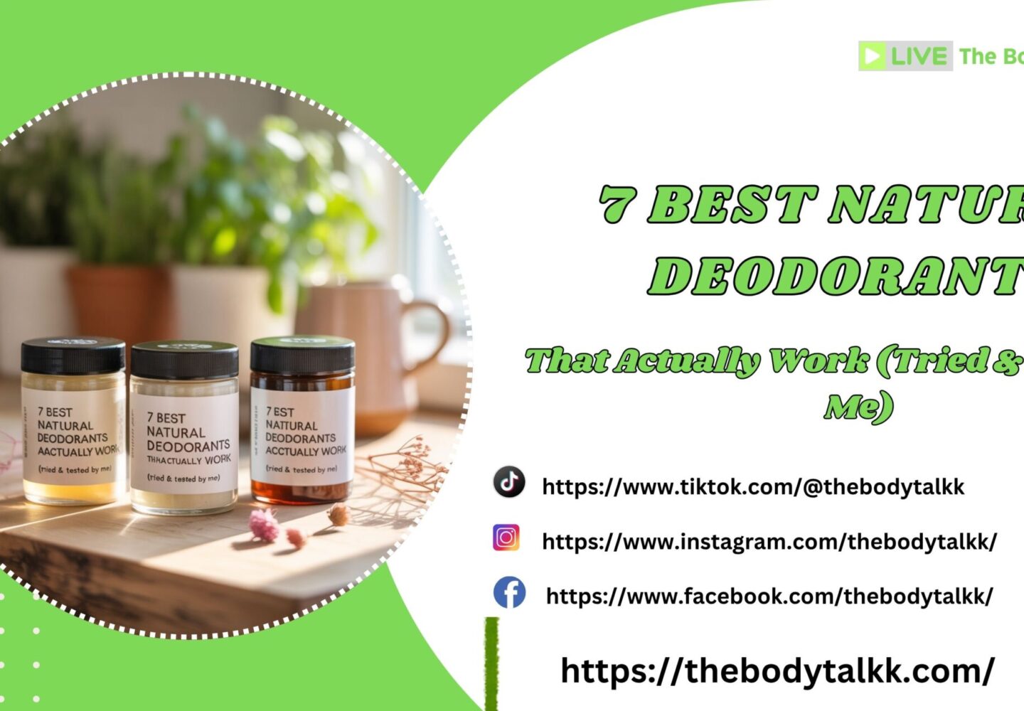 7 Best Natural 7 Best Natural Deodorants That Actually Work for All-Day Freshness