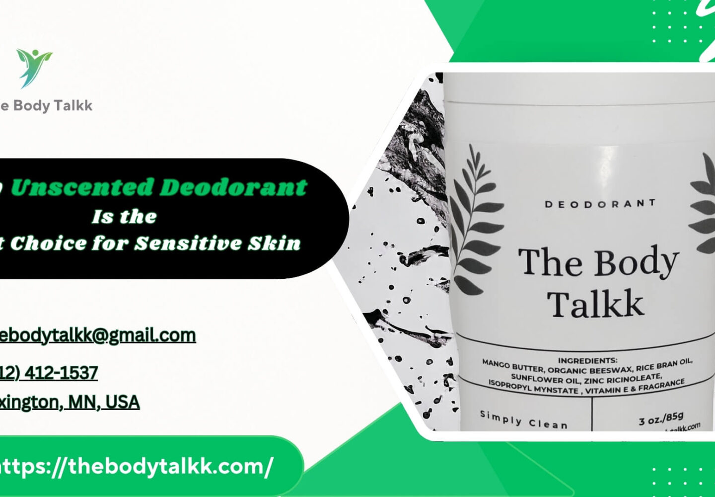 Why Unscented Deodorant Is the Best Choice for Sensitive Skin