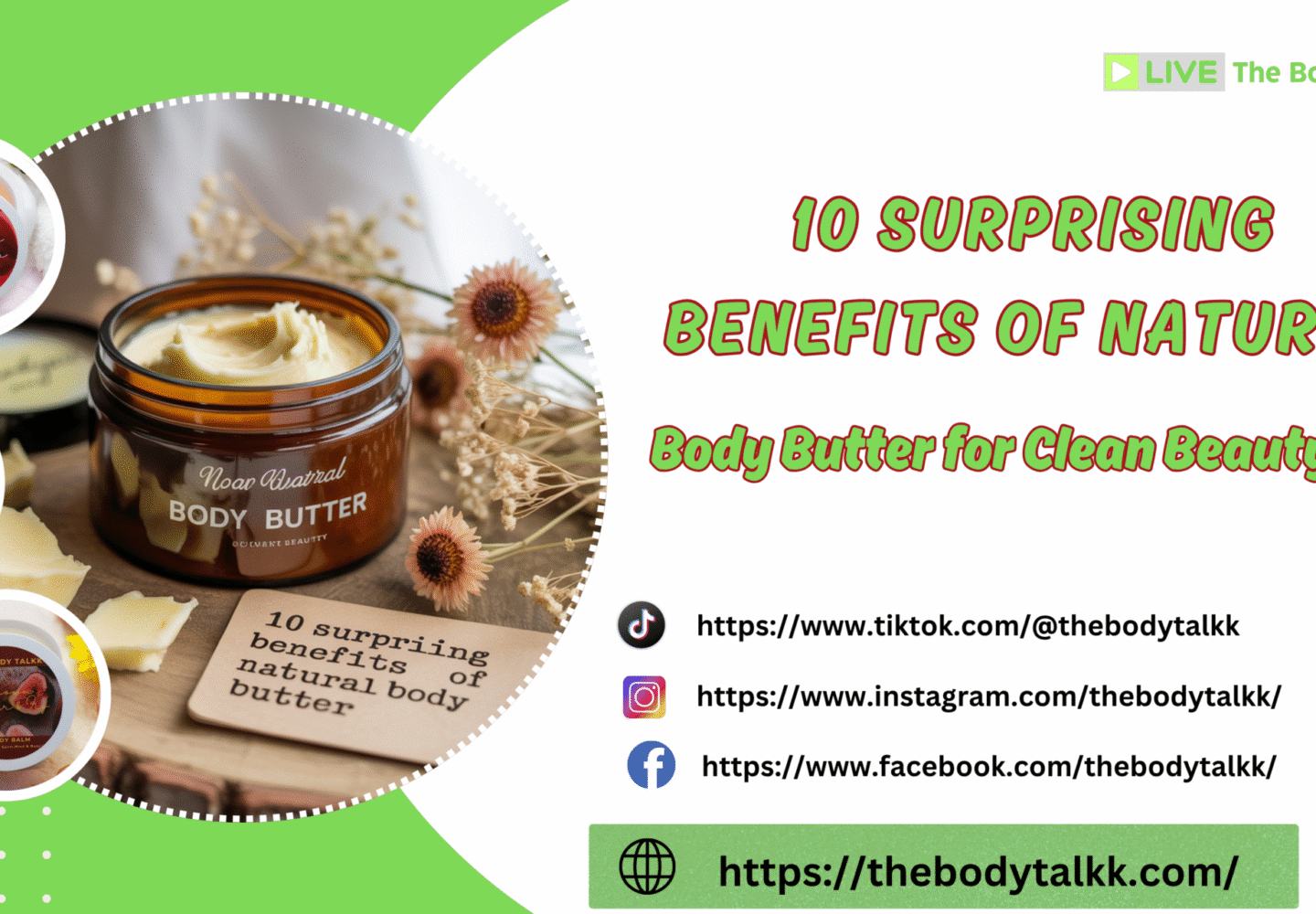 Natural Body Butter for Clean Beauty Lovers